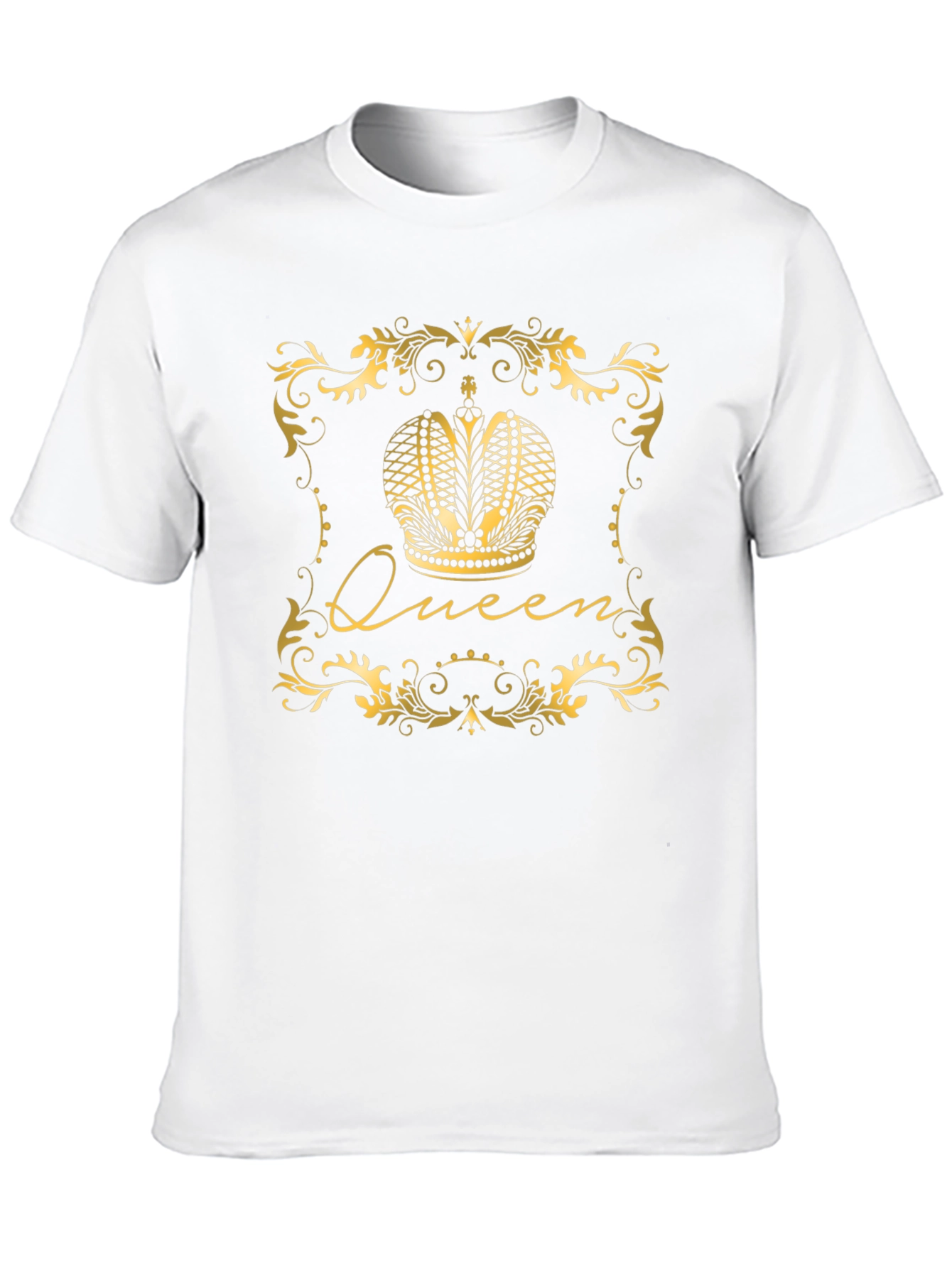 Queen Crown Graphic Tee - Stylish Black T-Shirt