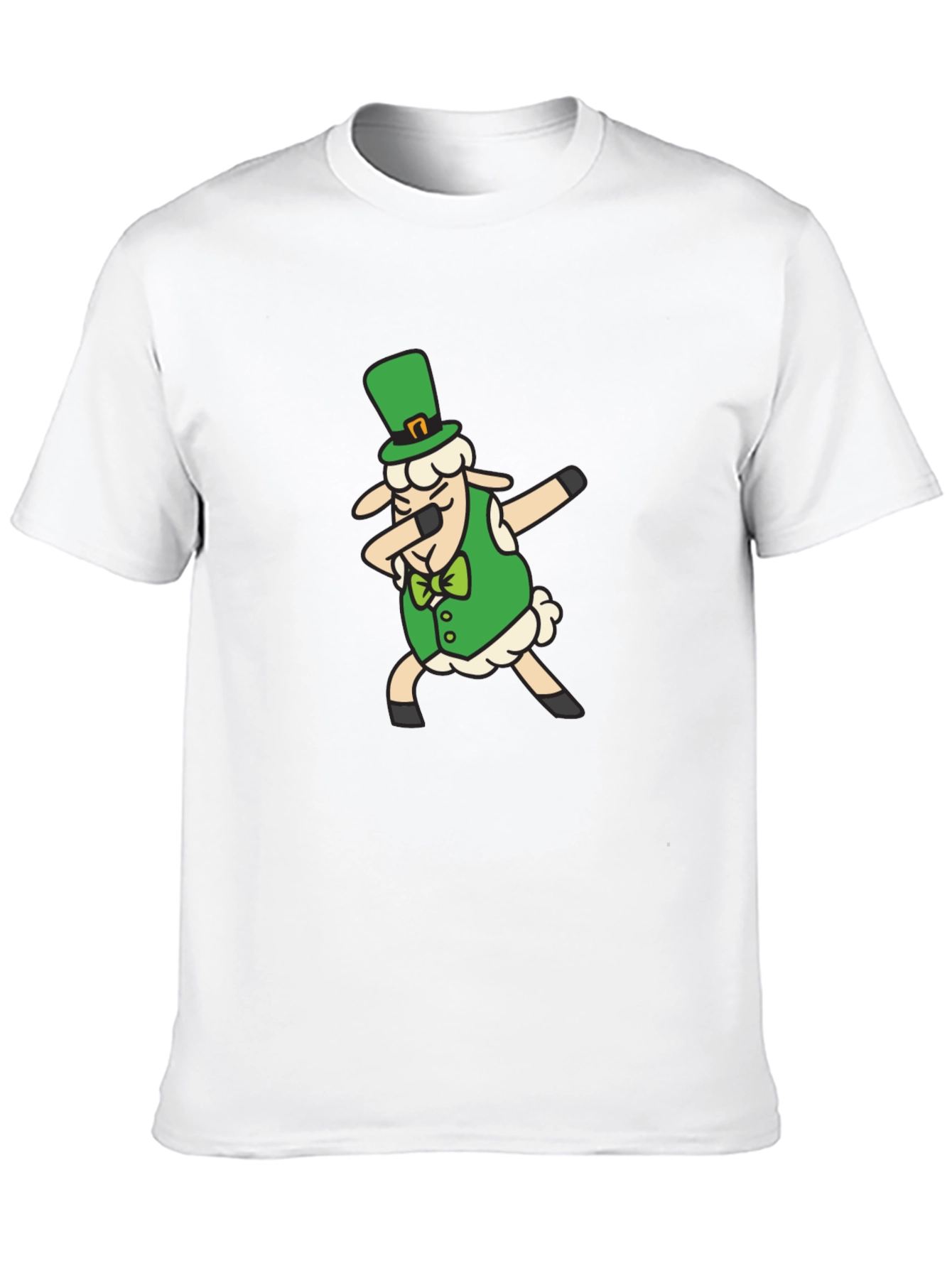 Lucky Sheep Dab T-Shirt - St. Patricks Day Tee