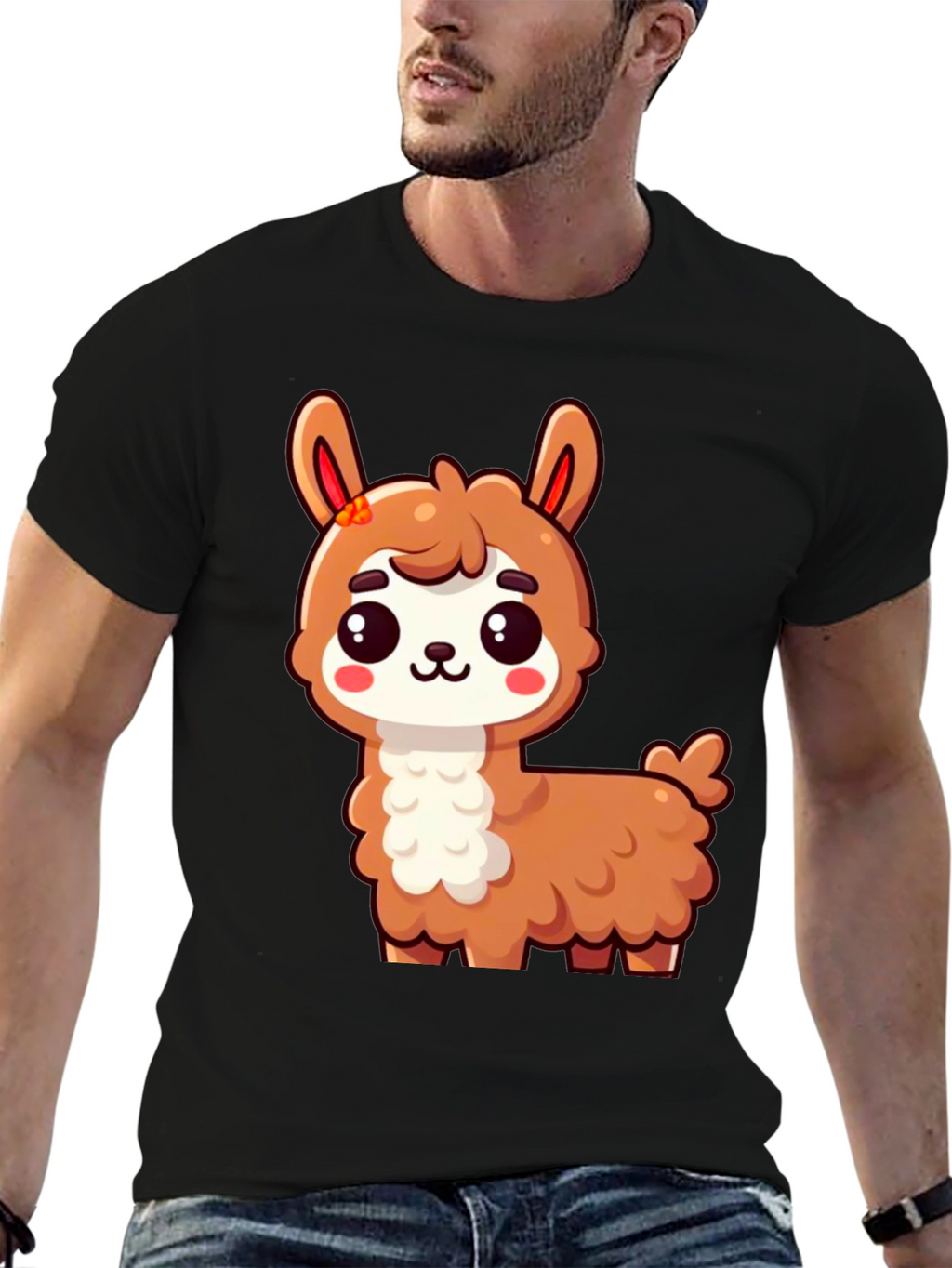 Cute Llama Graphic T-Shirt - Unisex