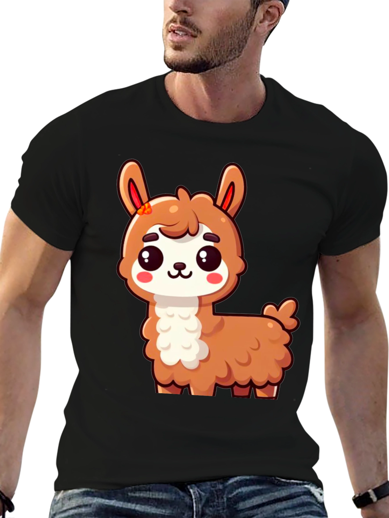 Cute Llama Graphic T-Shirt - Unisex