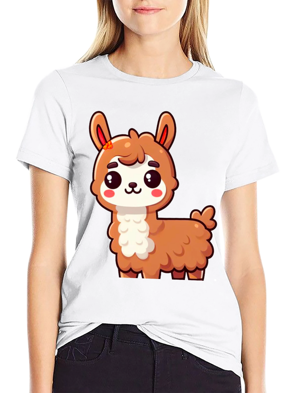 Cute Llama Graphic T-Shirt - Unisex