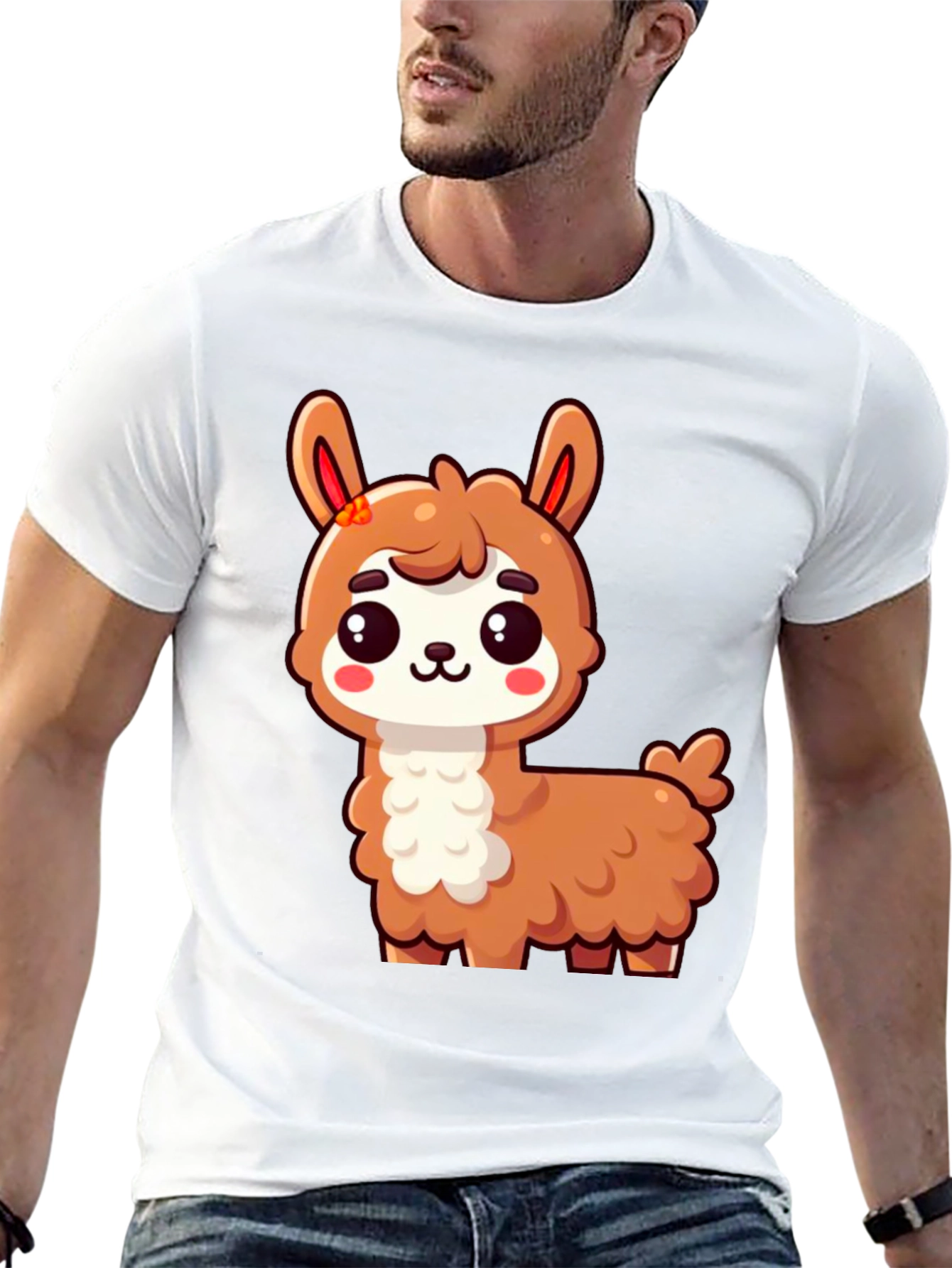 Cute Llama Graphic T-Shirt - Unisex