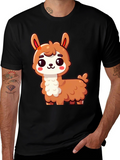 Cute Llama Graphic T-Shirt - Unisex