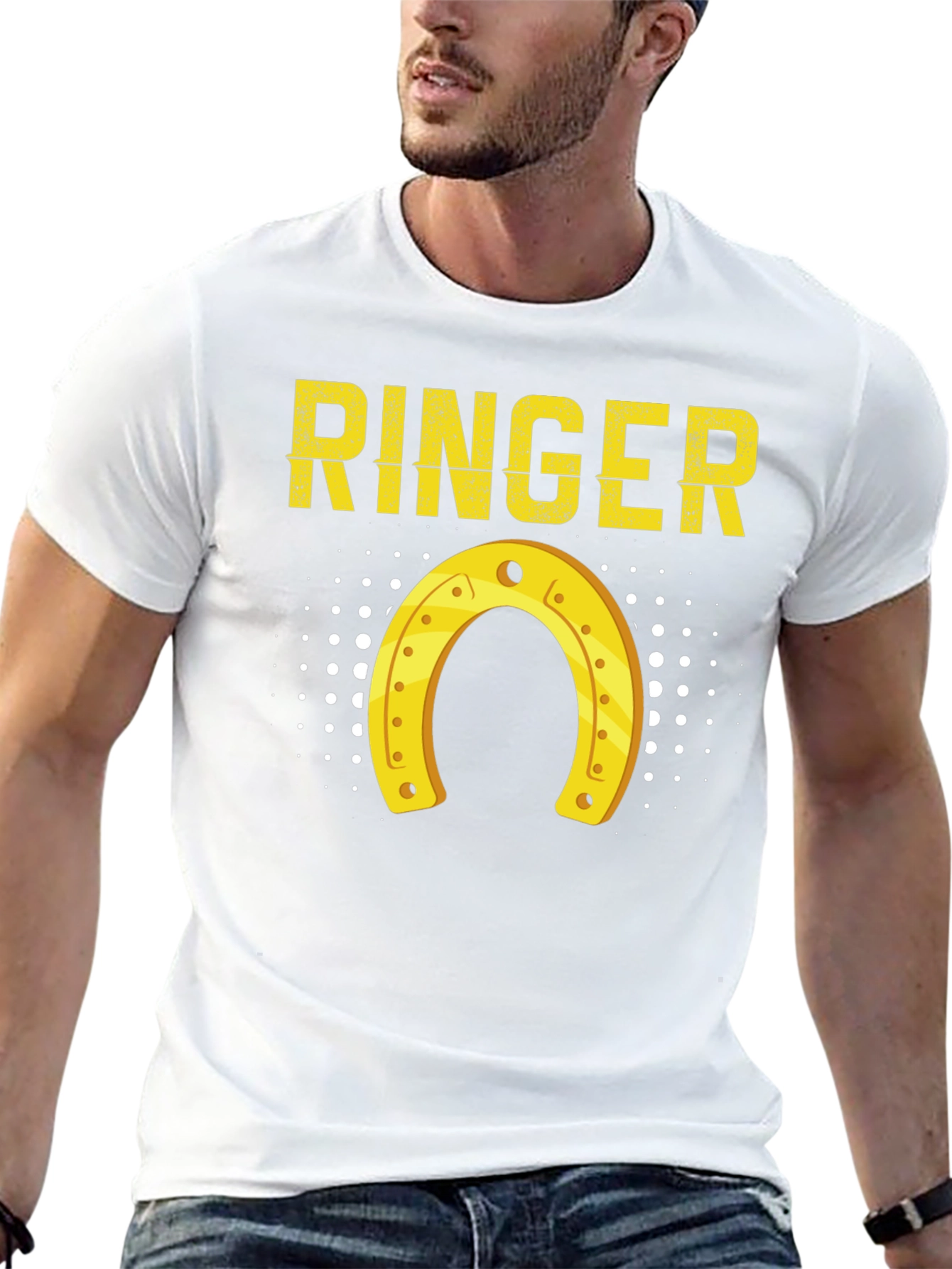 RINGER Horseshoe T-Shirt - Lucky Charm Tee
