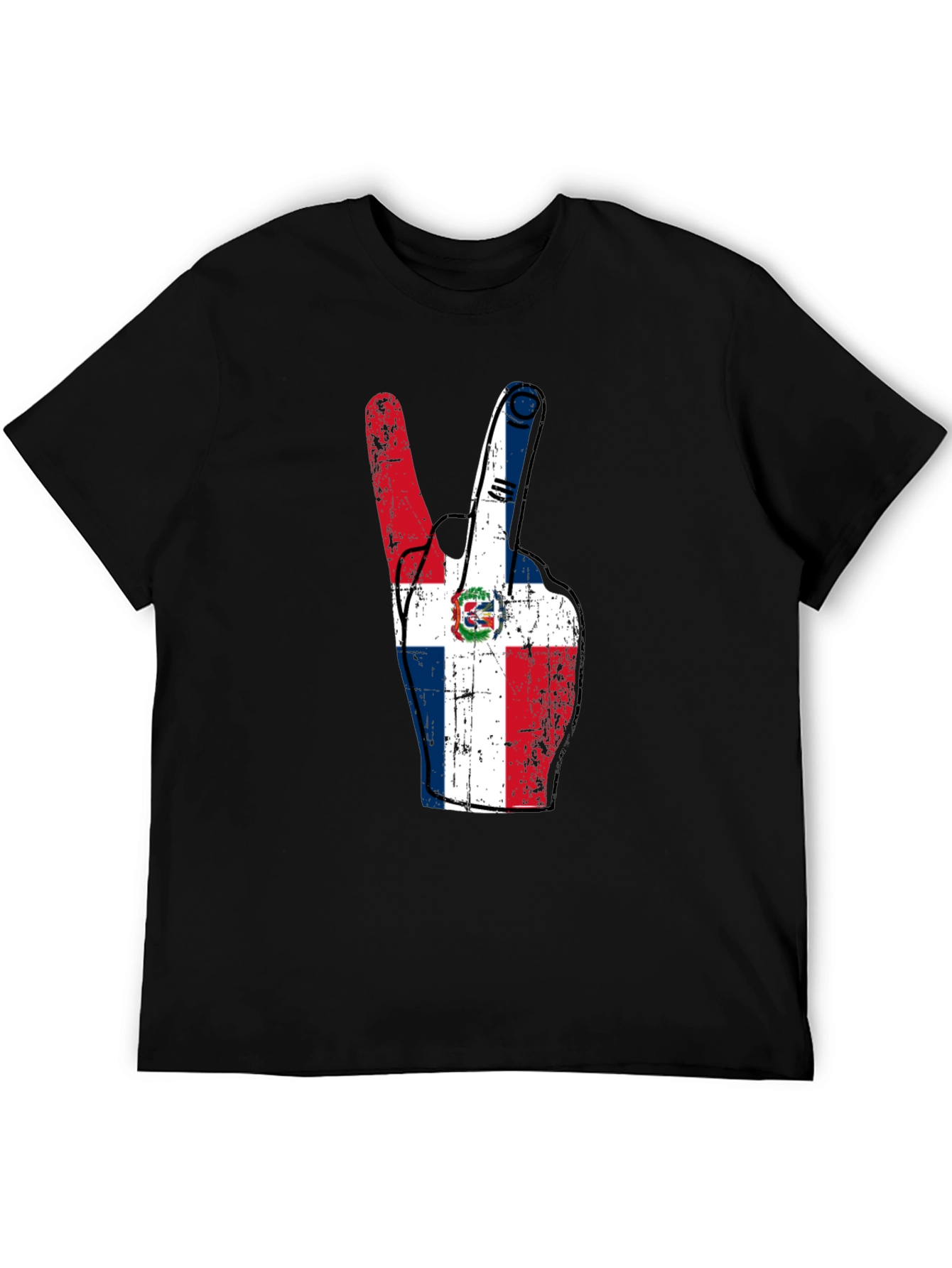 Dominican Republic Peace Sign T-Shirt