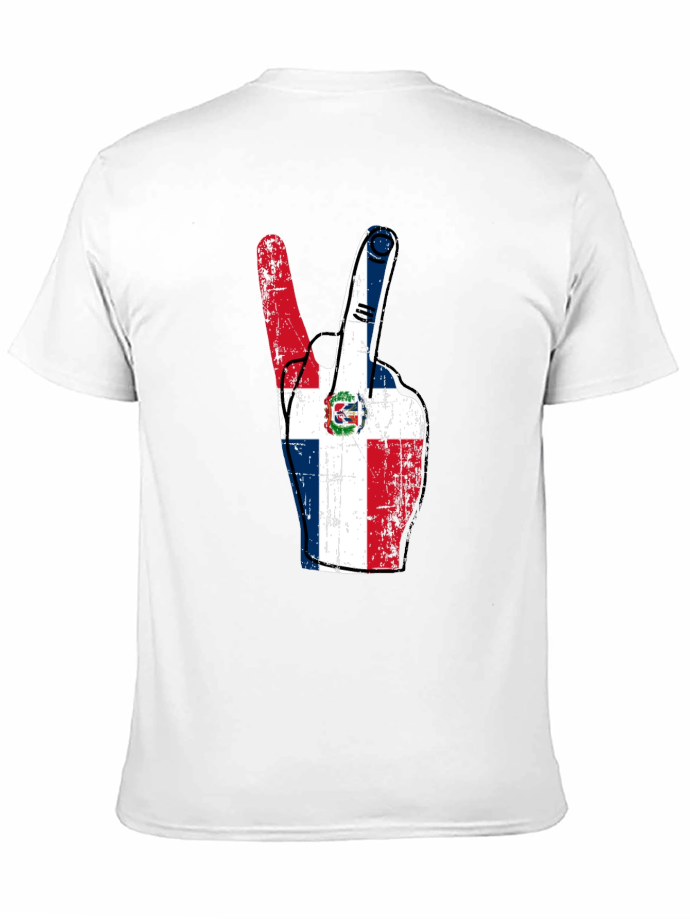 Dominican Republic Peace Sign T-Shirt