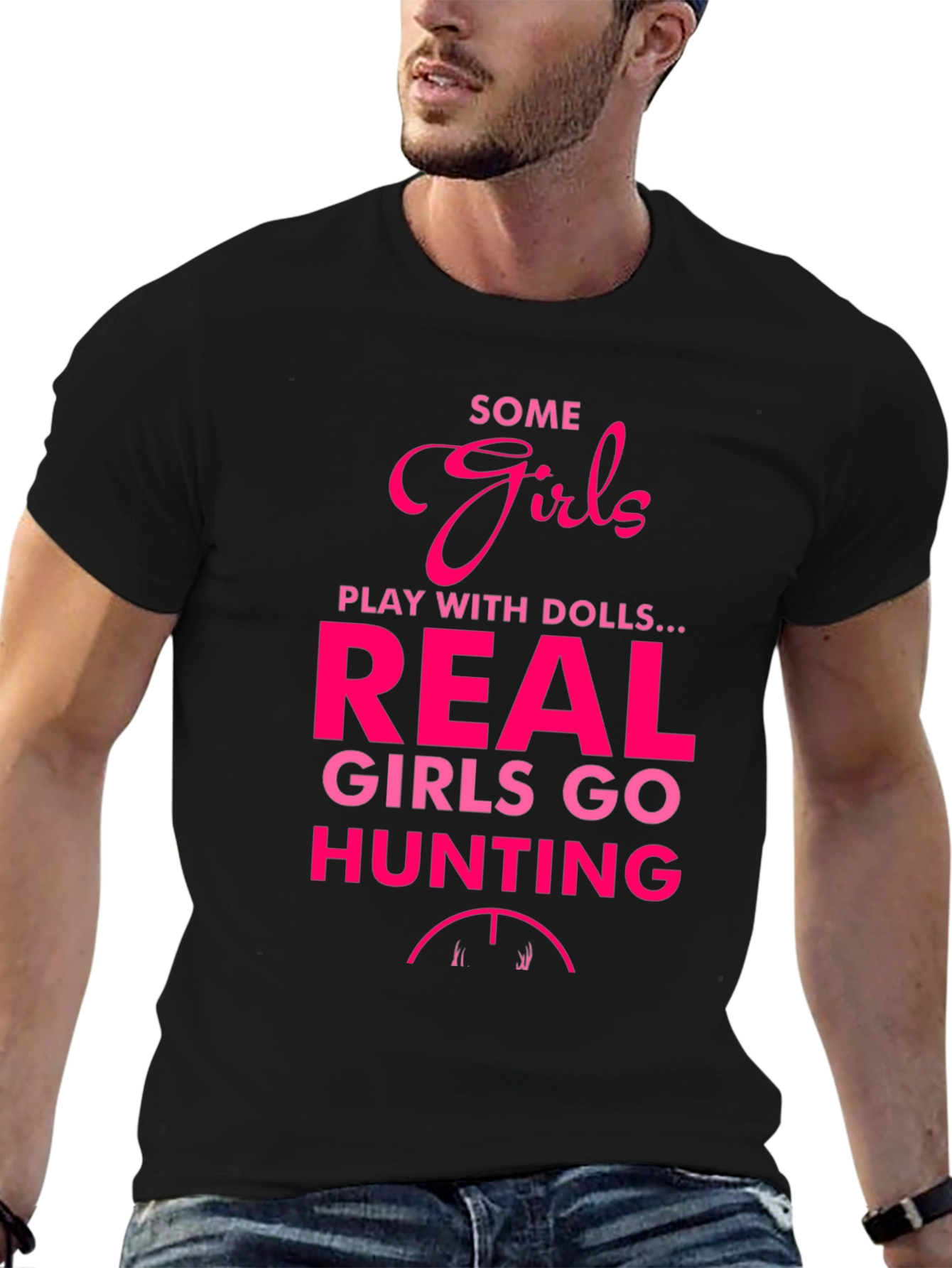 Some Girls Hunt Graphic T-Shirt