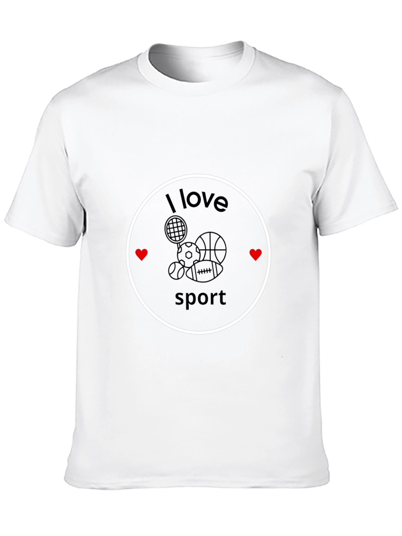 I Love Sport T-Shirt - Stylish Graphic Tee