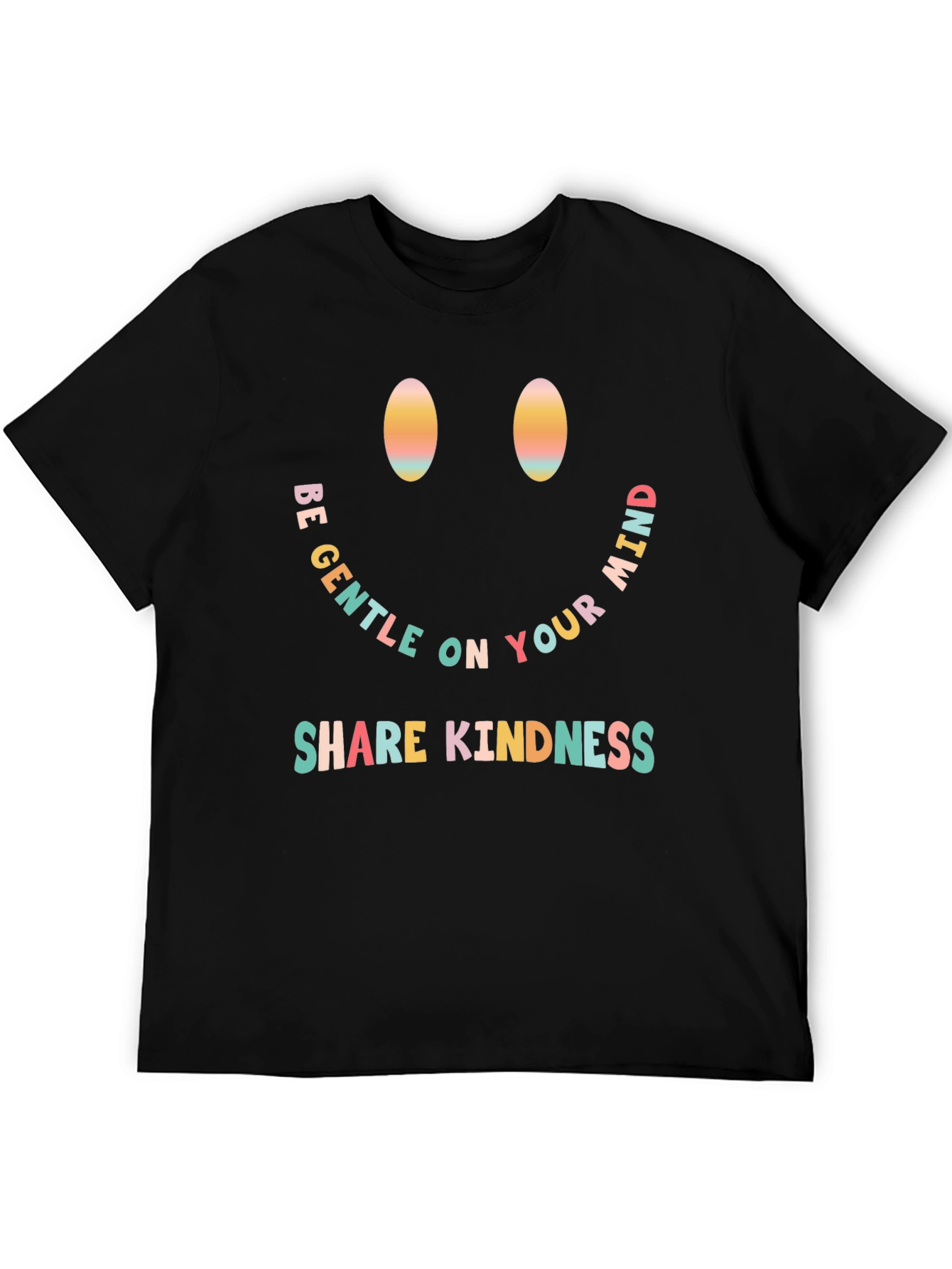 Be Gentle Smiley Face Graphic Tee