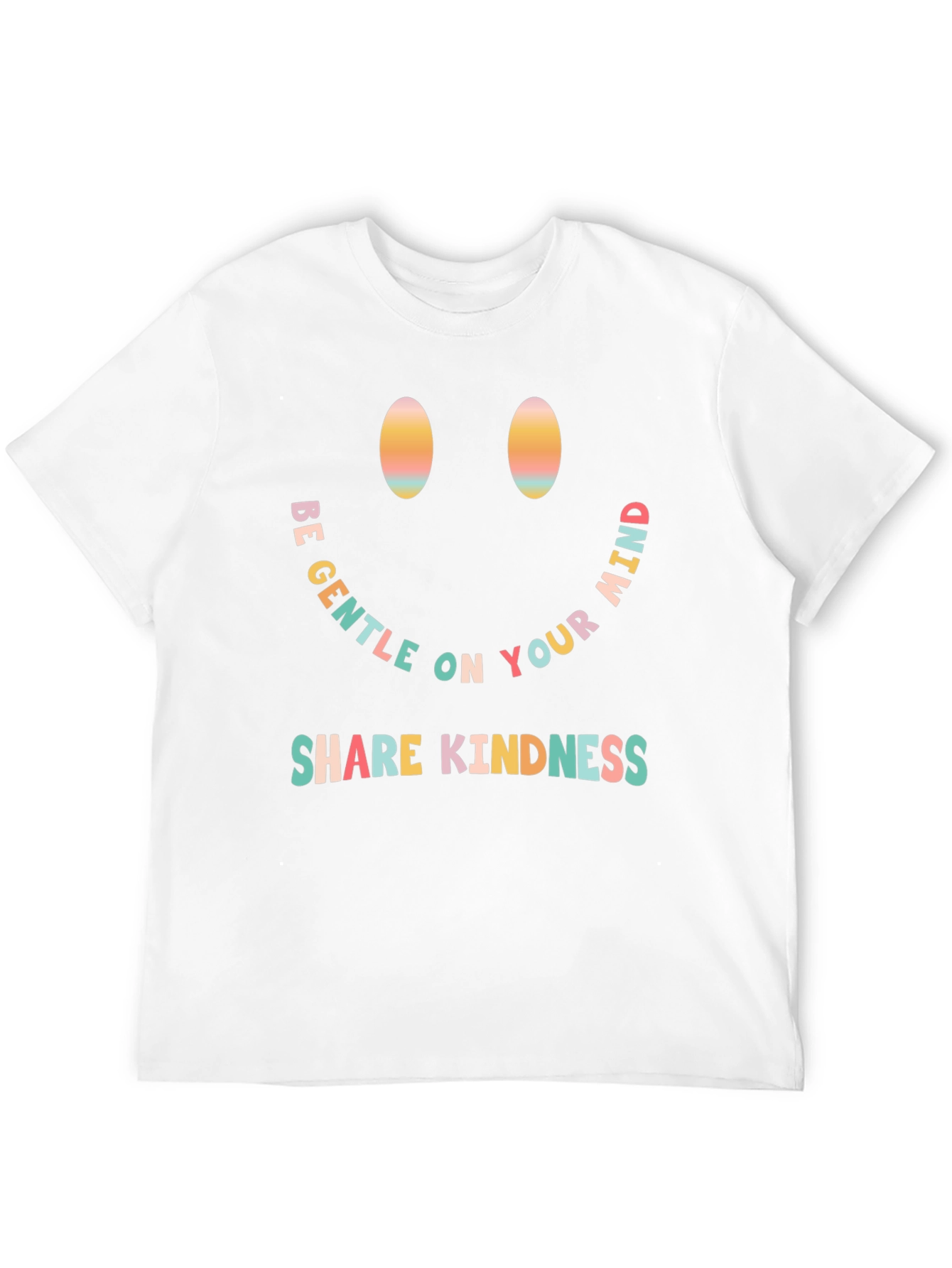 Be Gentle Smiley Face Graphic Tee
