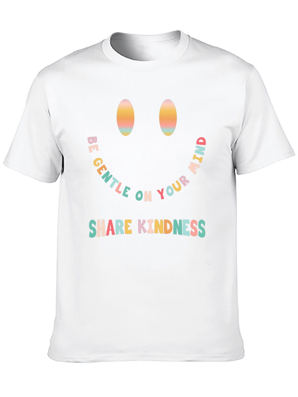 Be Gentle Smiley Face Graphic Tee