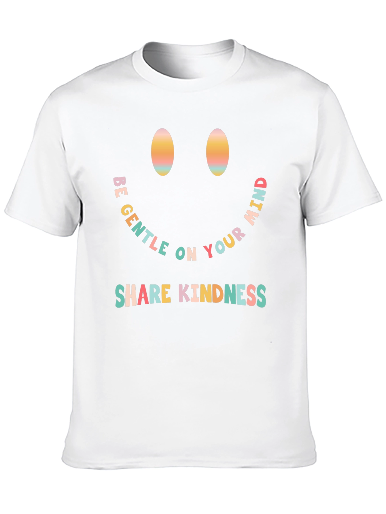 Be Gentle Smiley Face Graphic Tee