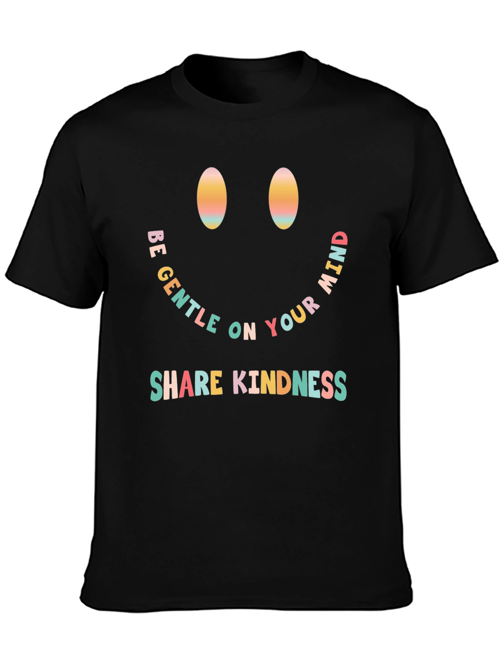 Be Gentle Smiley Face Graphic Tee