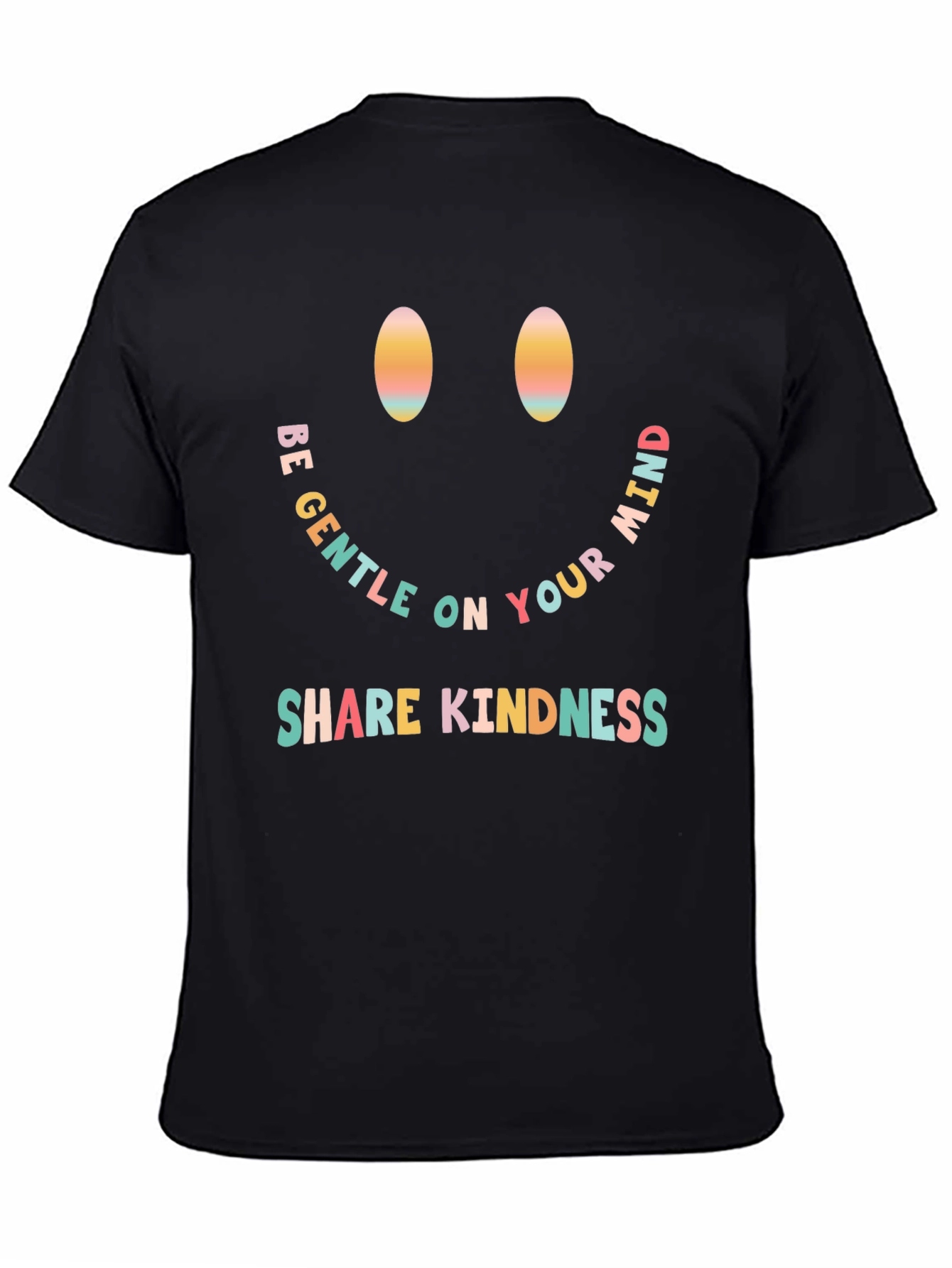 Be Gentle Smiley Face Graphic Tee