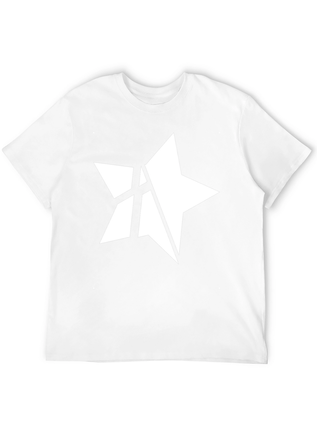 Star Logo Black Tee - Modern Graphic Design Shirt