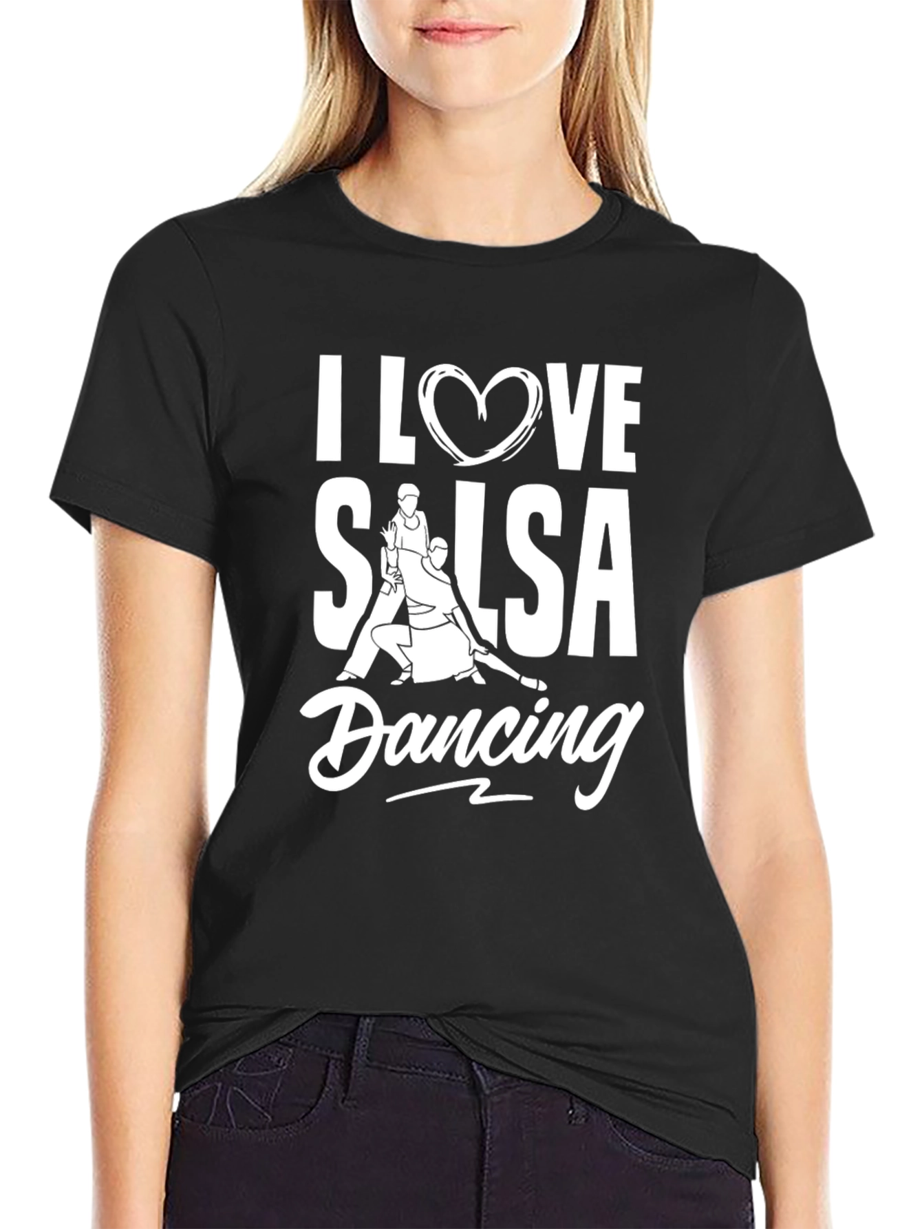 I Love Salsa Dancing Graphic T-Shirt