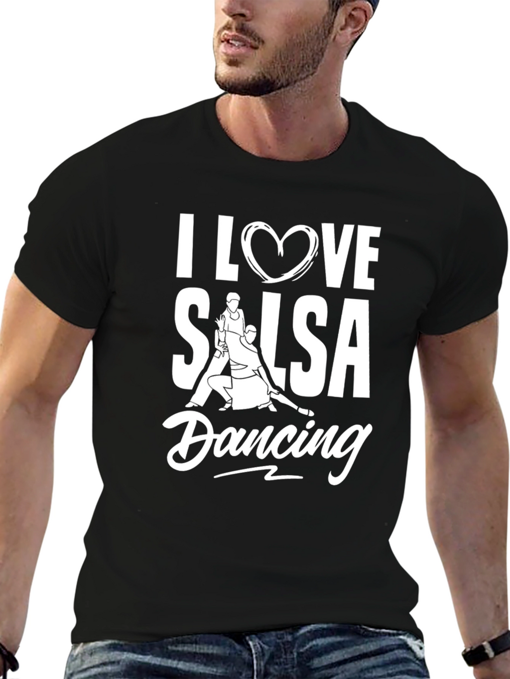 I Love Salsa Dancing Graphic T-Shirt