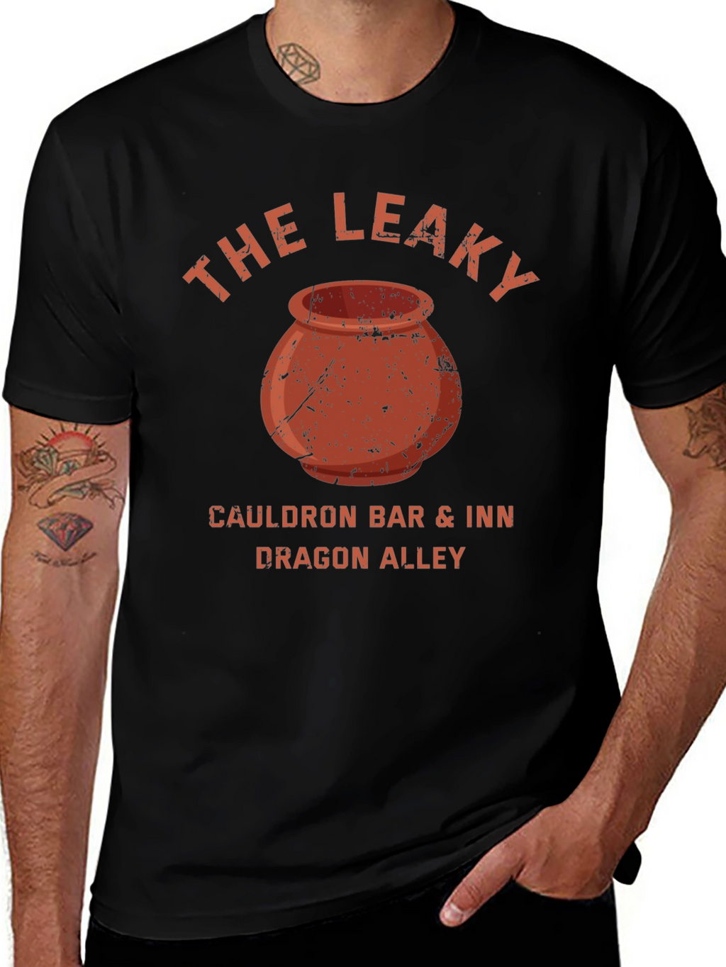The Leaky Cauldron Bar & Inn Black T-Shirt
