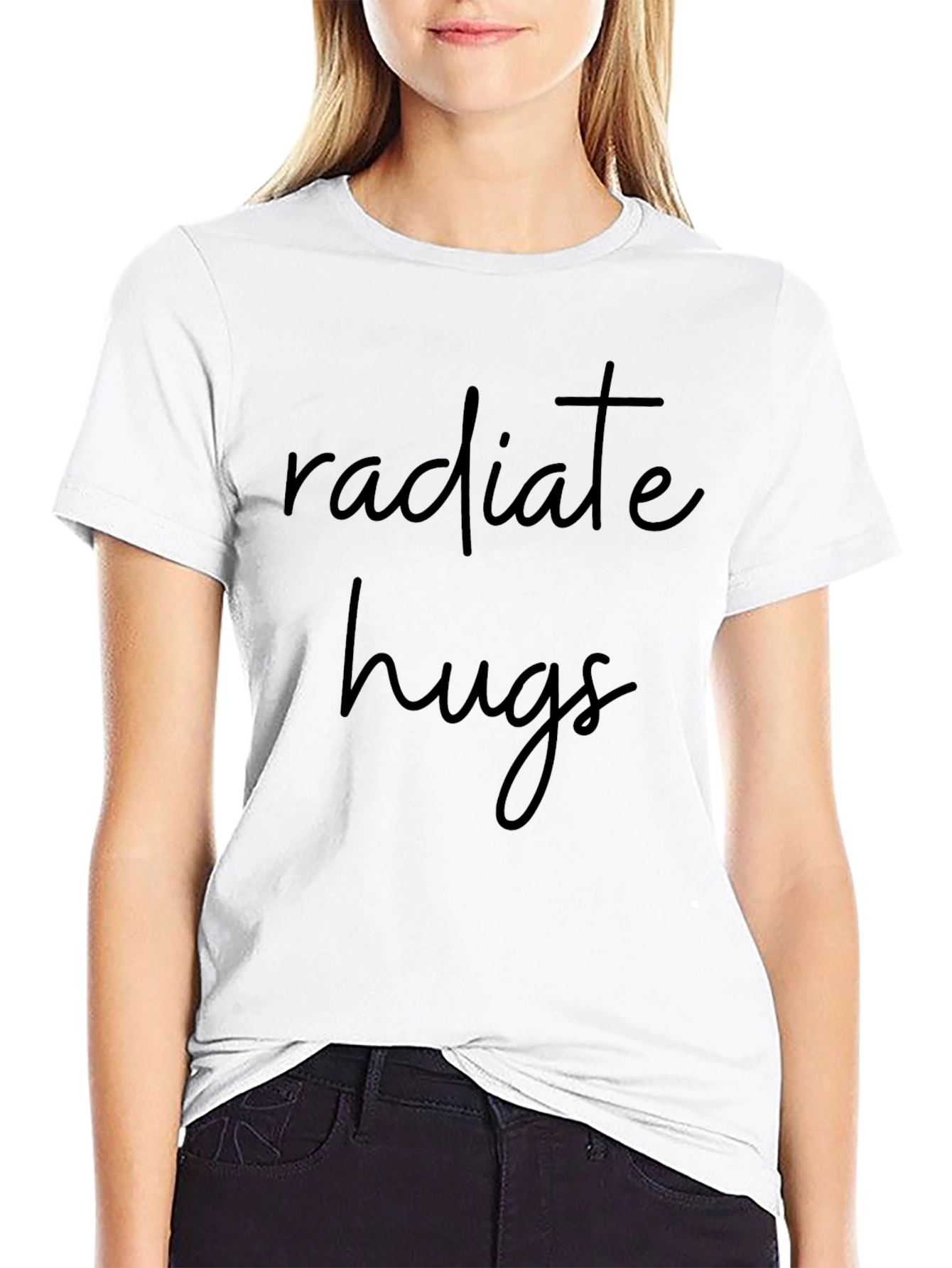 Radiate Hugs Graphic T-Shirt - Casual Comfort