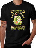 Coffee & Daisies T-Shirt - Morning Bliss