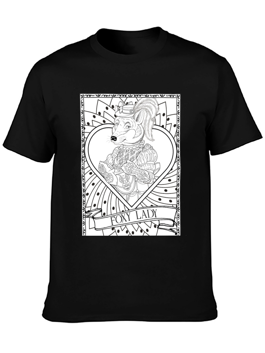Foxy Lady Black Graphic Tee