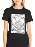 Foxy Lady Black Graphic Tee