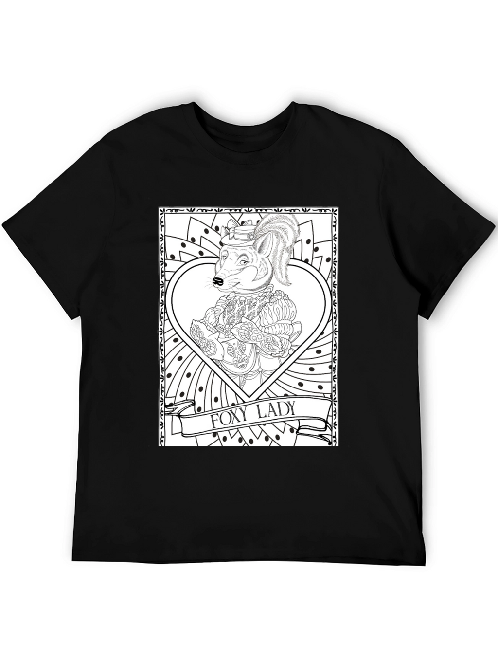 Foxy Lady Black Graphic Tee