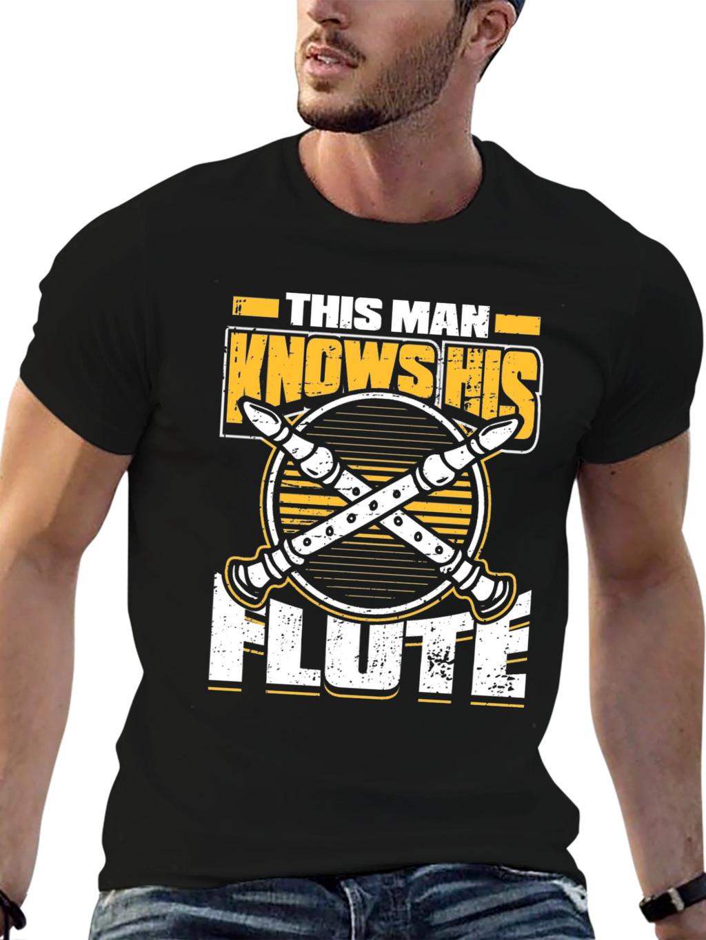 This Man Knows His Flute T-Shirt