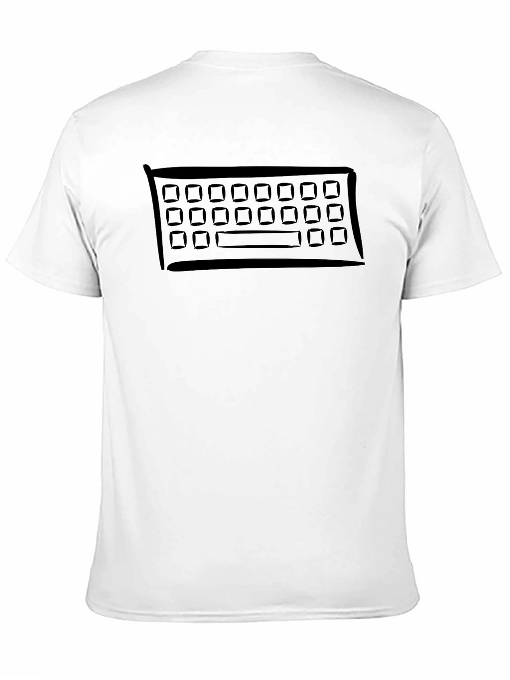 Keyboard T-Shirt - Retro Tech Design