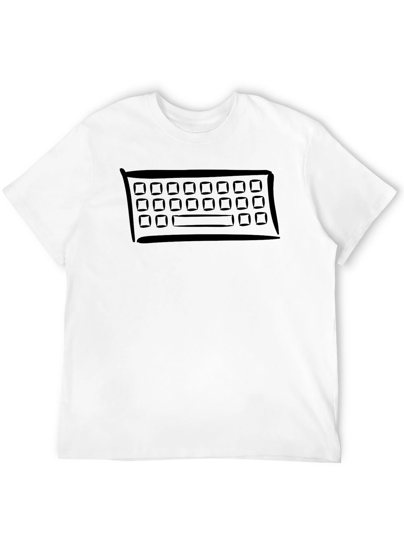 Keyboard T-Shirt - Retro Tech Design