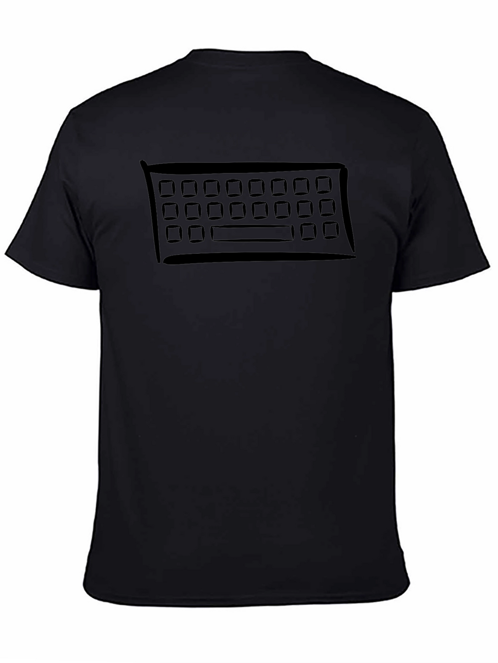 Keyboard T-Shirt - Retro Tech Design