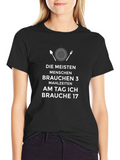 Funny German Foodie T-Shirt - 17 Meals