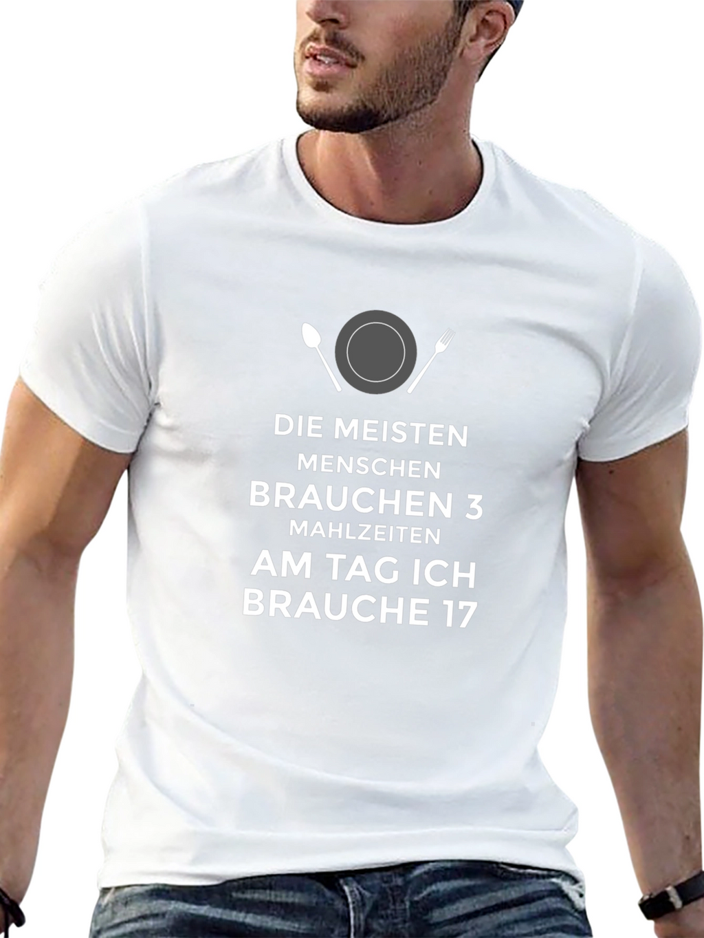 Funny German Foodie T-Shirt - 17 Meals