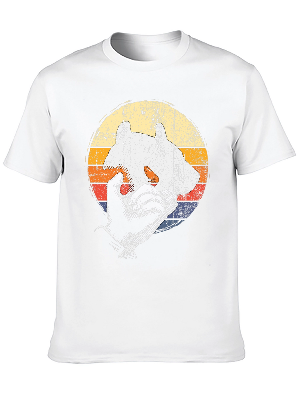 Retro Animal Hand Shadow T-Shirt