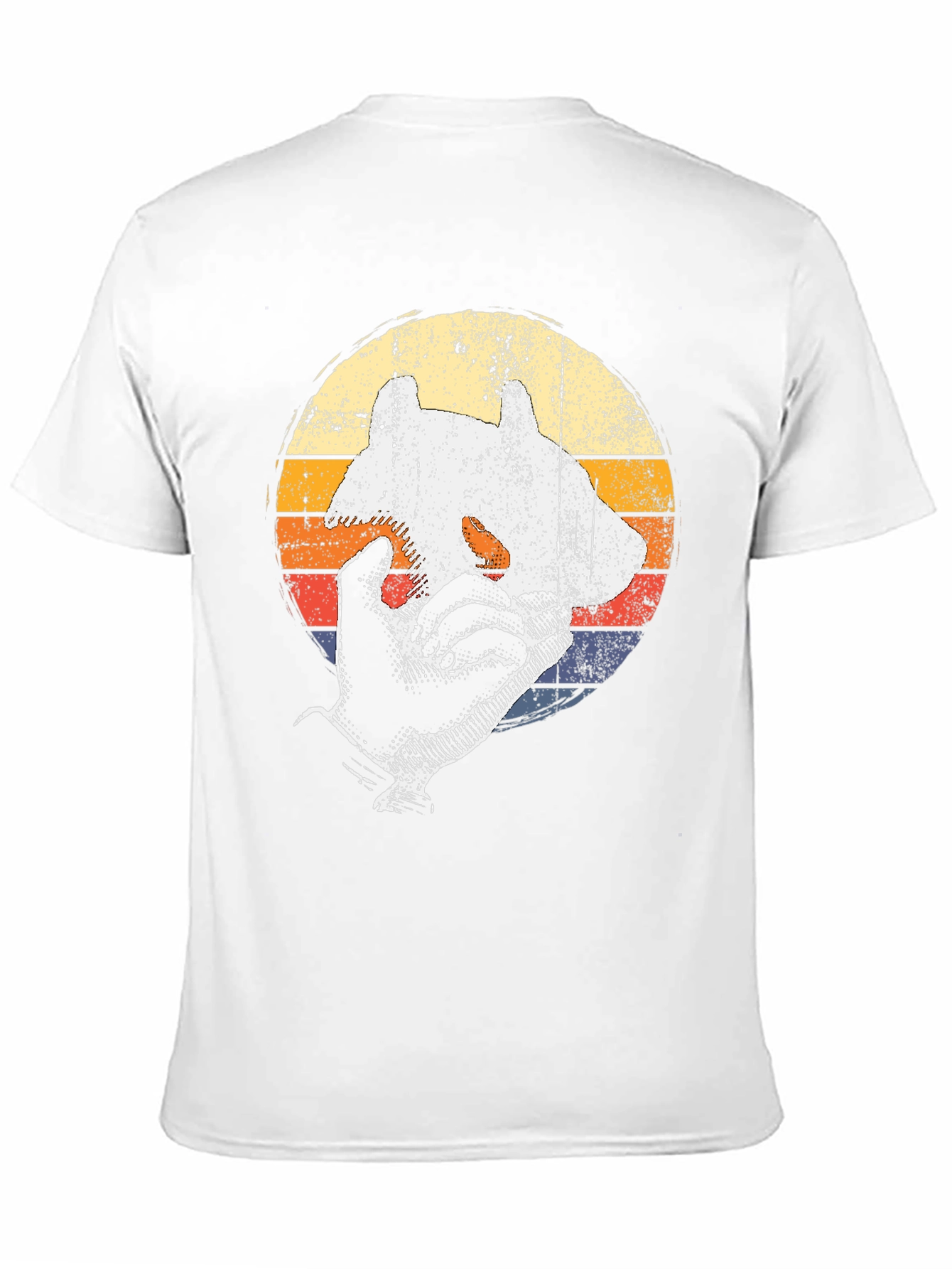 Retro Animal Hand Shadow T-Shirt