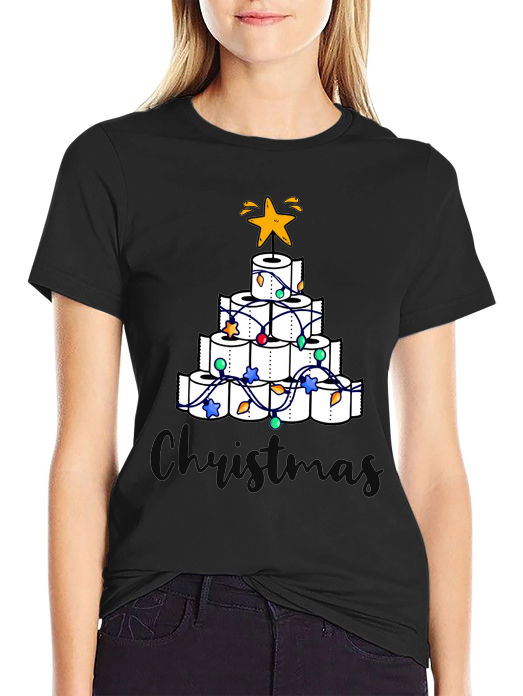 Toilet Paper Christmas Tree T-Shirt