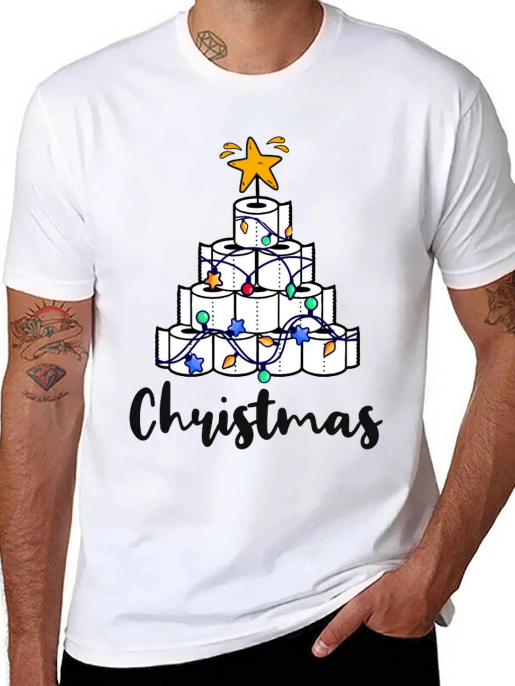 Toilet Paper Christmas Tree T-Shirt