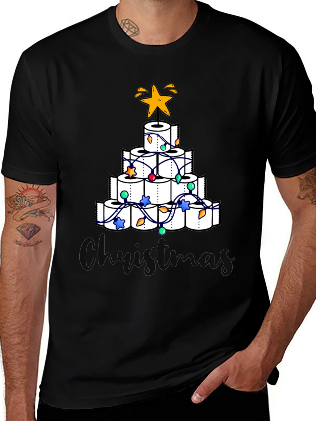 Toilet Paper Christmas Tree T-Shirt