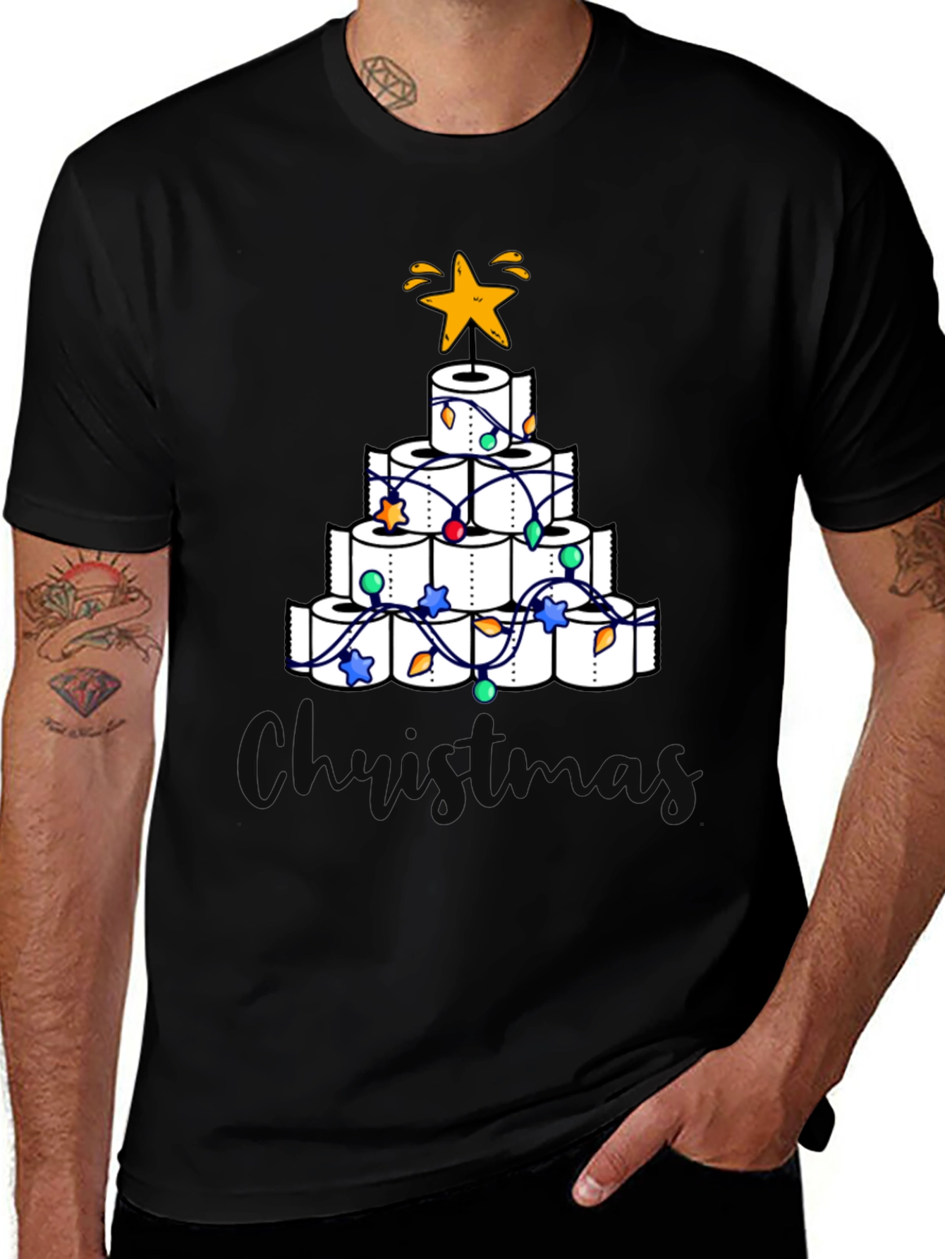 Toilet Paper Christmas Tree T-Shirt