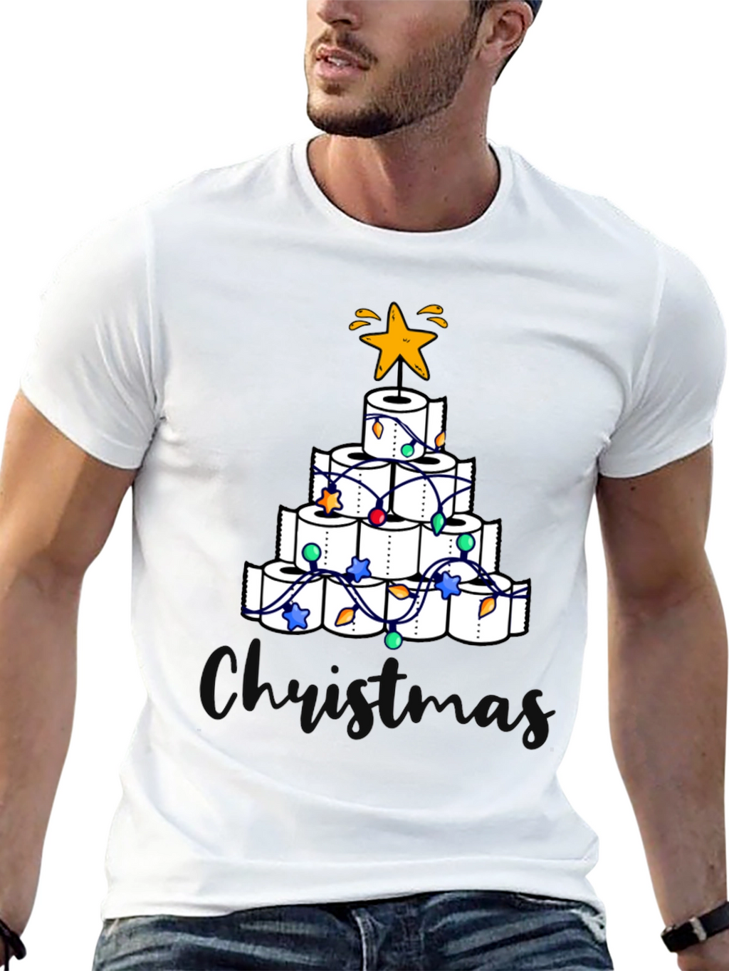 Toilet Paper Christmas Tree T-Shirt
