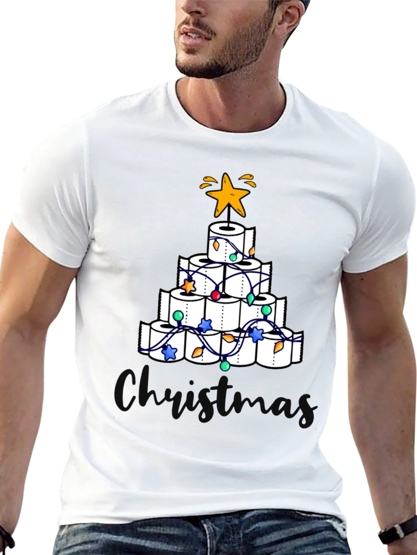 Toilet Paper Christmas Tree T-Shirt