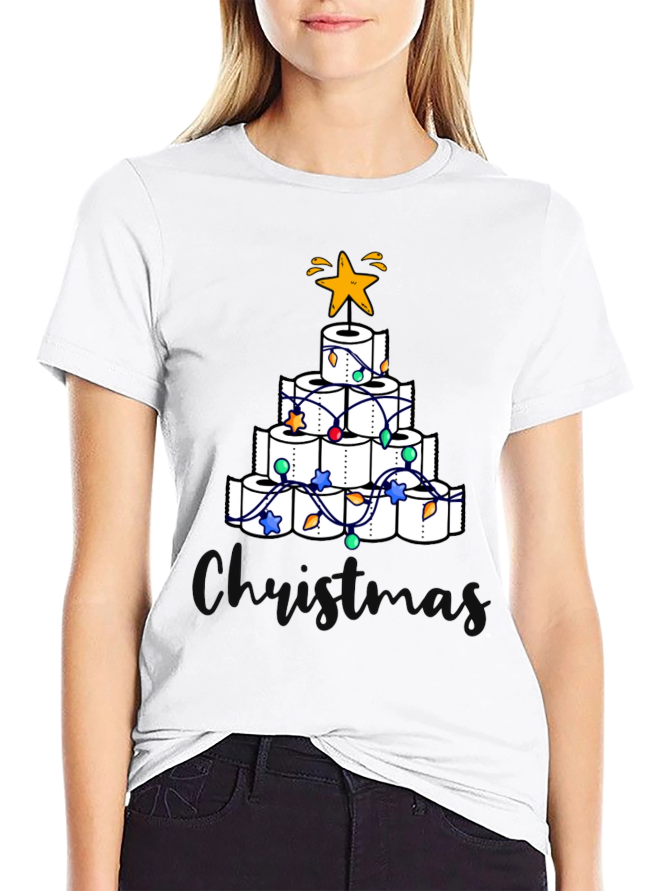 Toilet Paper Christmas Tree T-Shirt