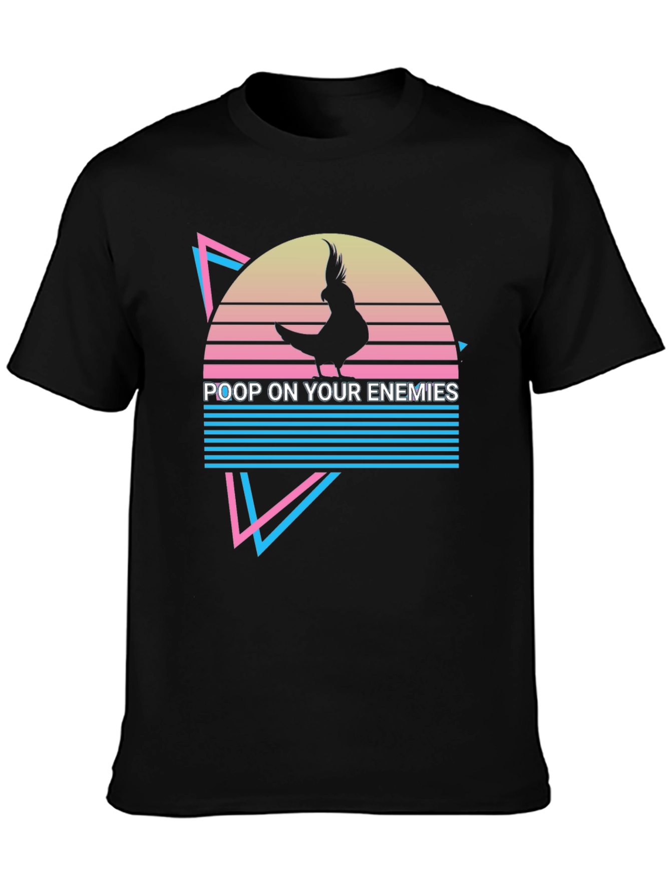 Poop On Your Enemies Cockatiel T-Shirt