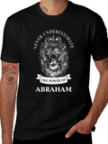 Never Underestimate Abraham Lion T-Shirt