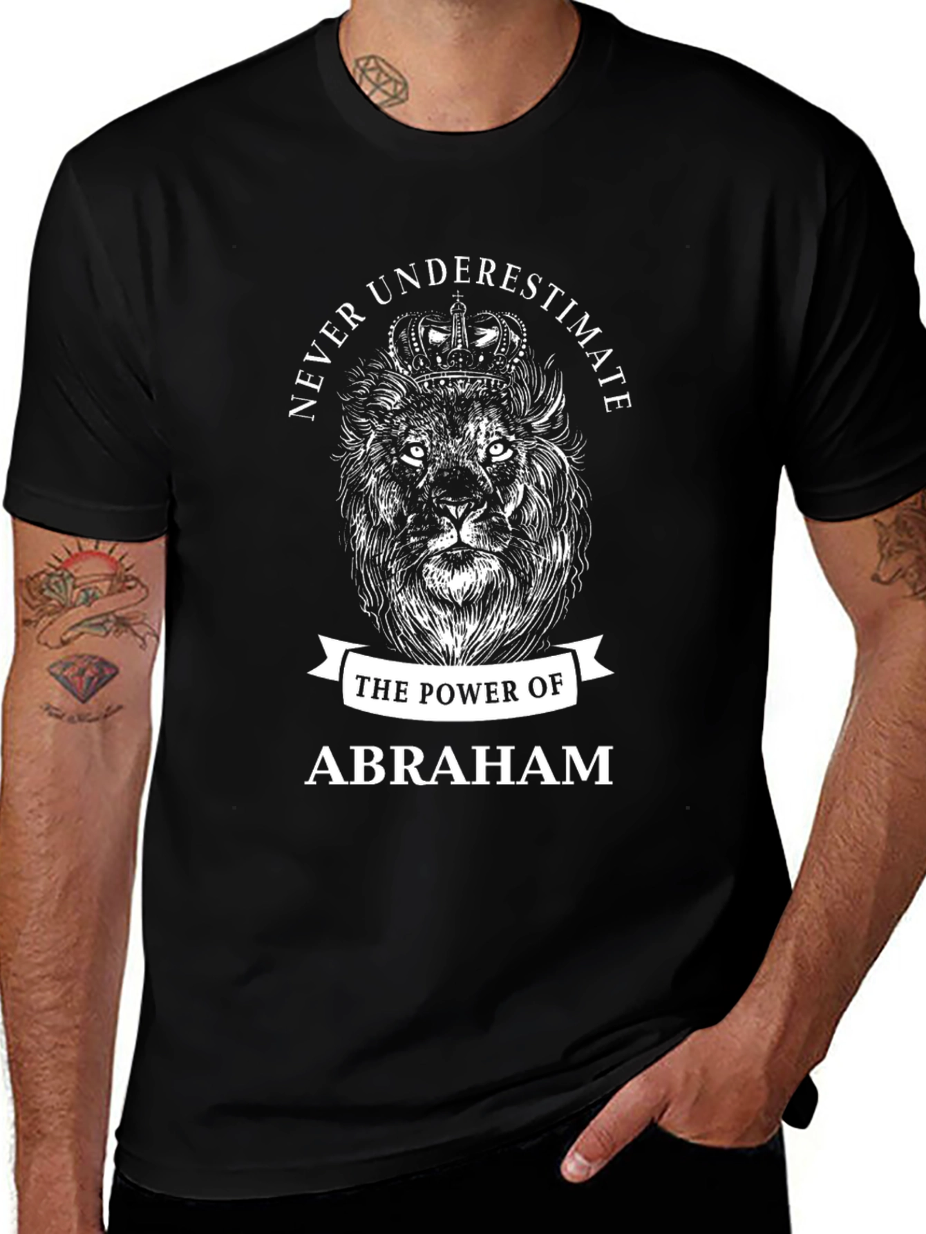 Never Underestimate Abraham Lion T-Shirt