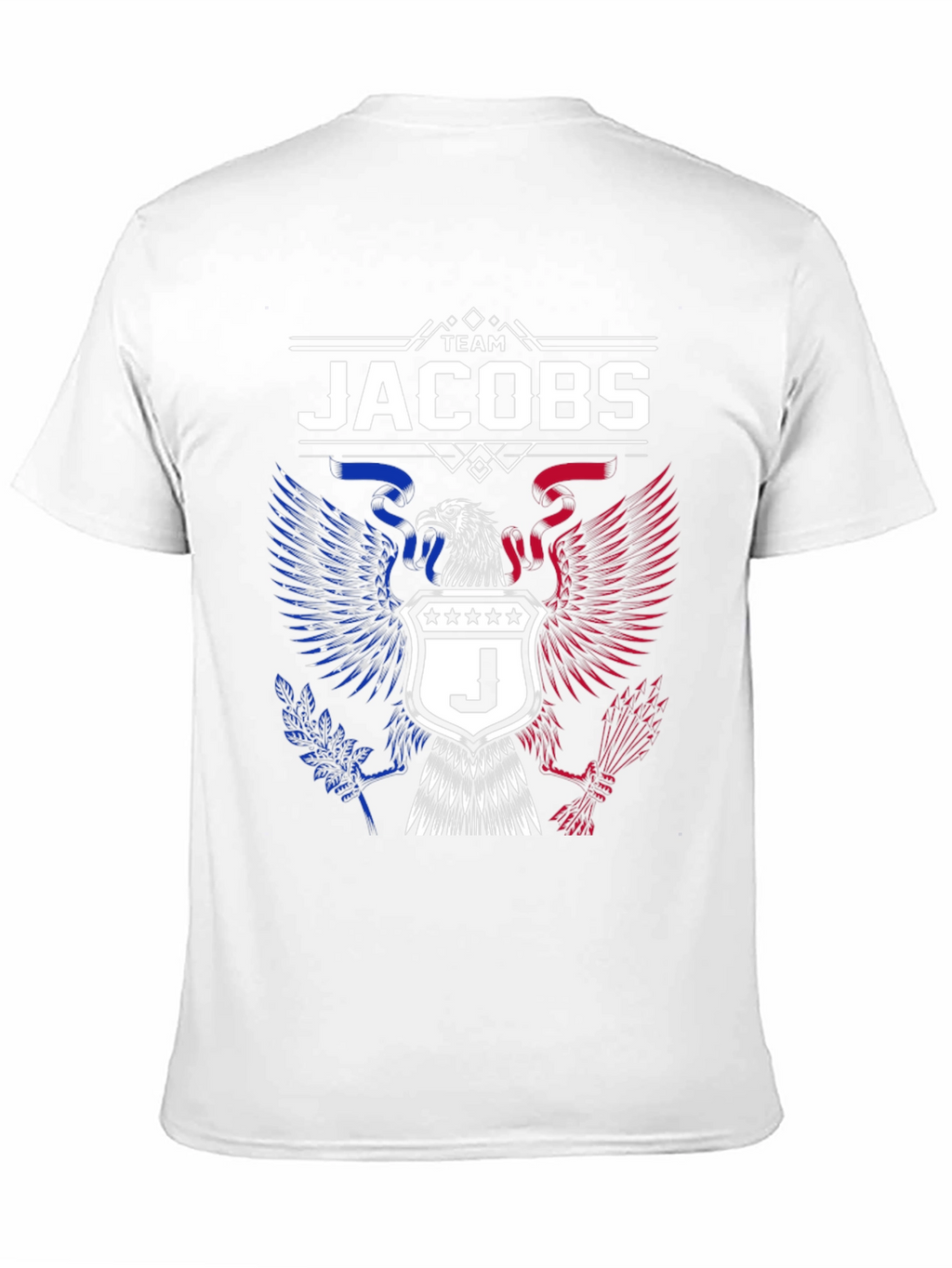 Team Jacobs T-Shirt | Patriotic Eagle Design