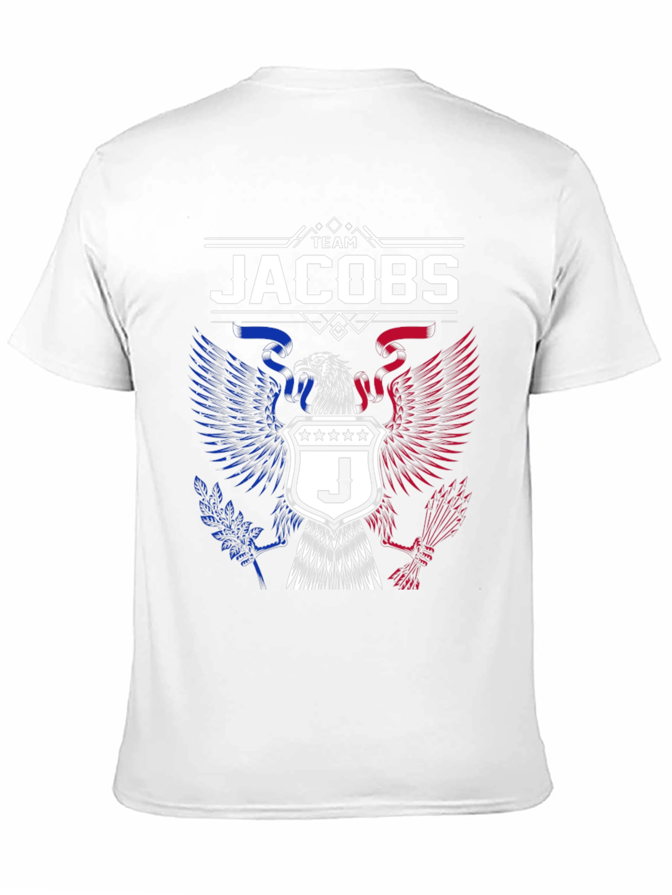 Team Jacobs T-Shirt | Patriotic Eagle Design