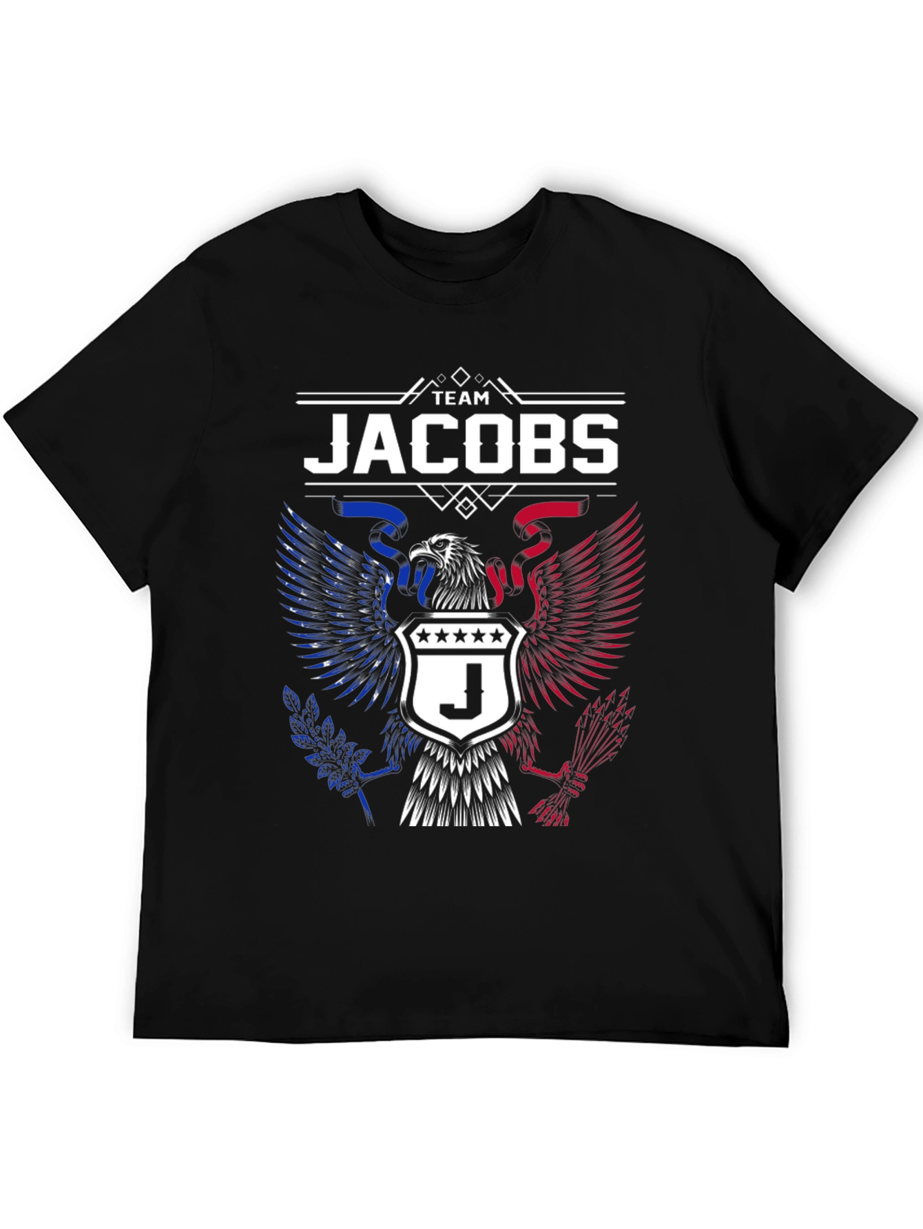 Team Jacobs T-Shirt | Patriotic Eagle Design