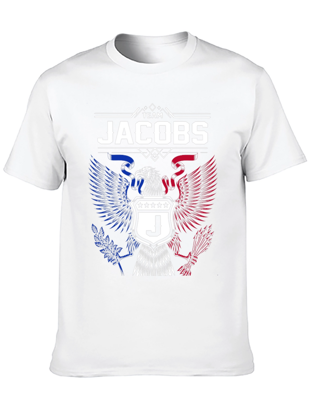 Team Jacobs T-Shirt | Patriotic Eagle Design