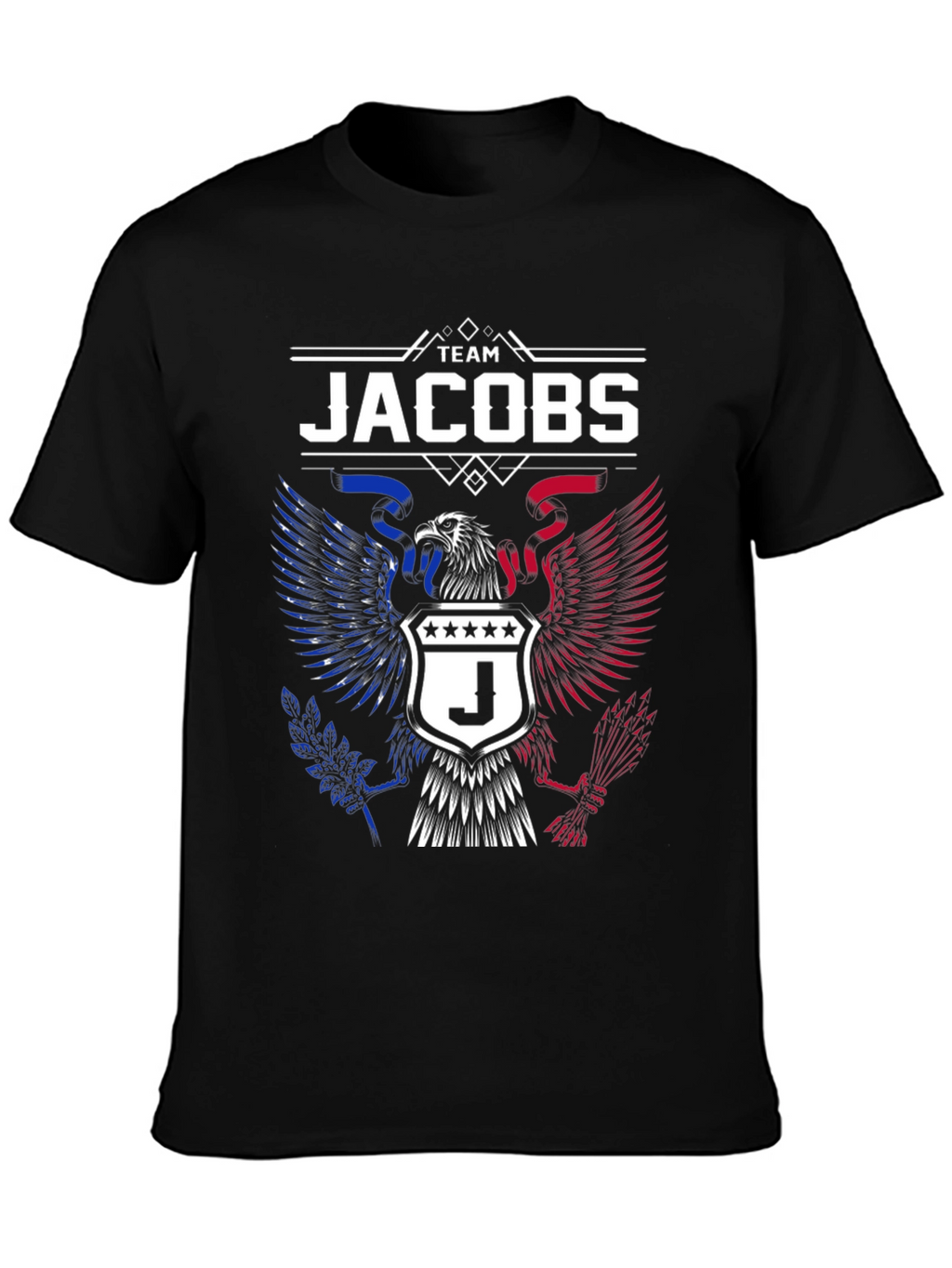 Team Jacobs T-Shirt | Patriotic Eagle Design